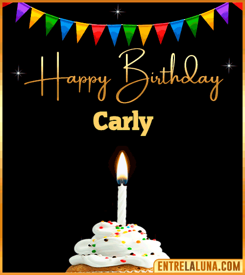 GiF Happy Birthday Carly